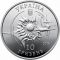 The АN-132 - silver, 10 uah (2018)