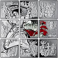 Eneida Set of Commemorative Coins - silver, 90 uah (2020)