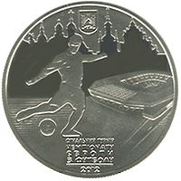 UEFA Euro 2012TM Final Tournament. City of Lviv, 5 uah (2011)